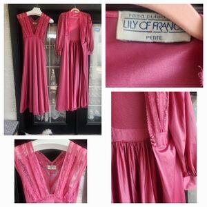 Lily of France Elegant Pink Robe Set‎
